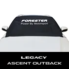 Автомобильный зимний солнцезащитный козырек на лобовое стекло для Subaru Ascent BRZ Forester Legacy Outback WRX XV, автомобильные аксессуары