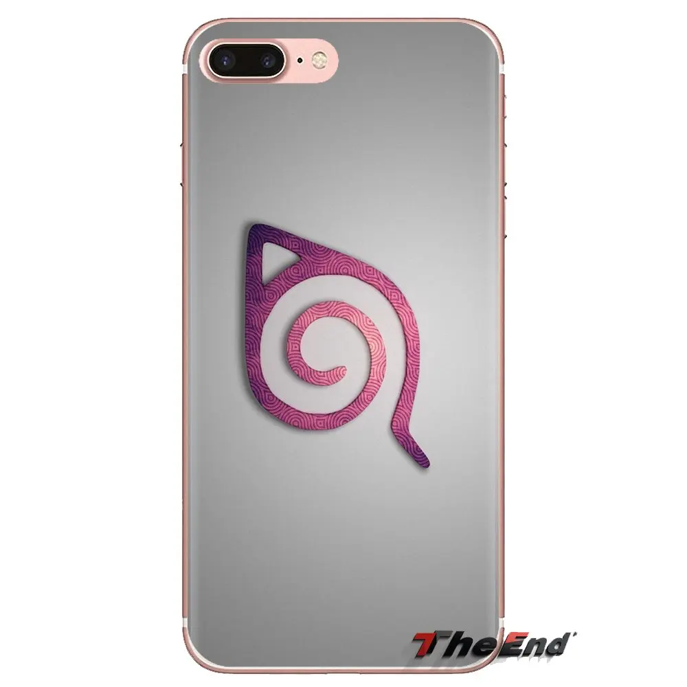 For Samsung Galaxy J1 J2 J3 J4 J5 J6 J7 J8 Plus 2018 Prime 2015 2016 2017 Naruto Konoha Logo Leaf Village Transparent Soft Cover |