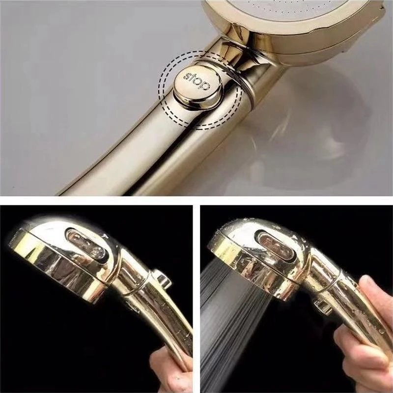 

Bathroom 3 Functions Abs Chrome Shower Head With Switch