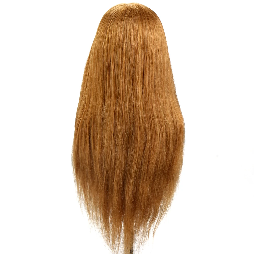 24 &quot100% настоящие человеческие волосы для обучения головы голубые глаза прически