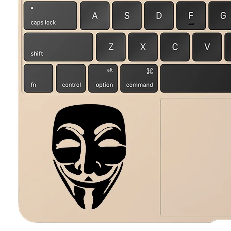 Анонимная маска для ноутбука наклейка Macbook Pro Air Retina 11 12 13 15 16 дюймов Обложка