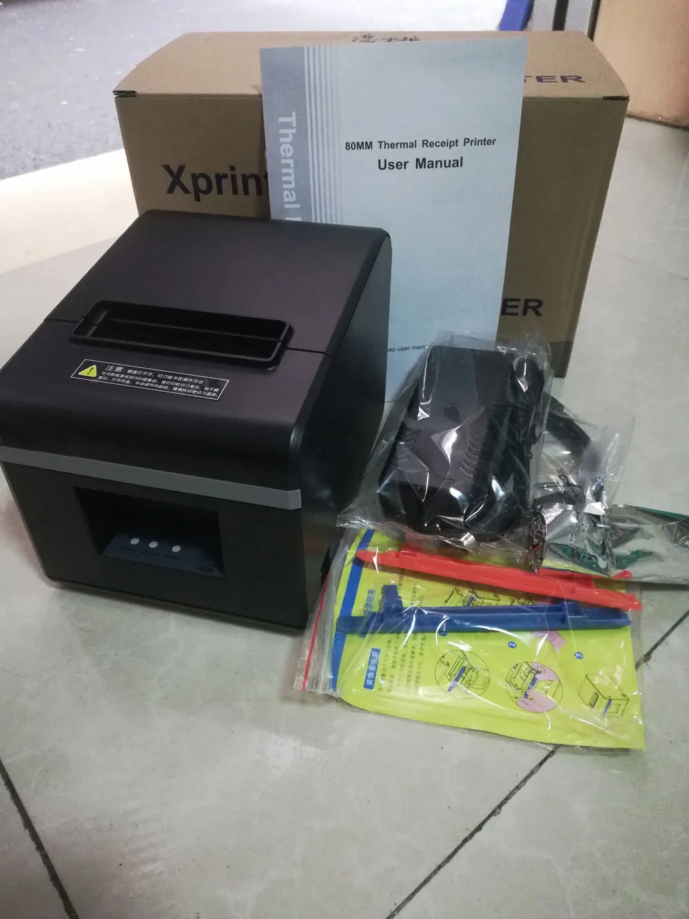 GZ Weiou 80 мм Термопринтер pos-принтер с автоматическим резаком для кухни USB/Ethernet порт магазин ресторан