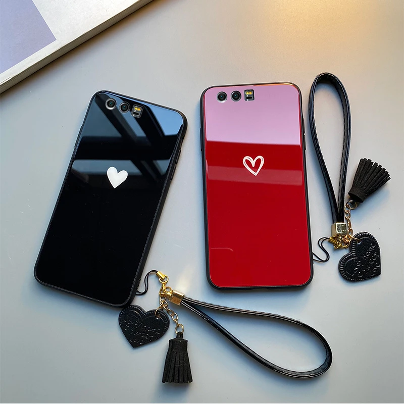 Чехол из закаленного стекла для IPhone 11 Pro Max Free жесткий чехол с красным и черным