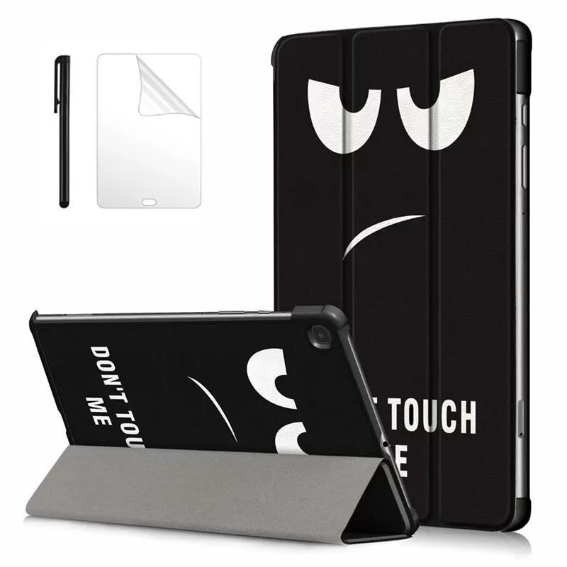 

Stand Shell Case For Samsung Tab S6 Lite SM-P610 P615 Release Smart Trifold Tablet Case For Galaxy Tab S6 Lite 10.4 +film Pen