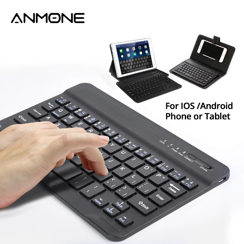 

ANMONE Mini Wireless Keyboard For Ipad Android Windows Tablet Bluetooth Keyboard For Iphone Xiaomi Samsung Smartphone Key board