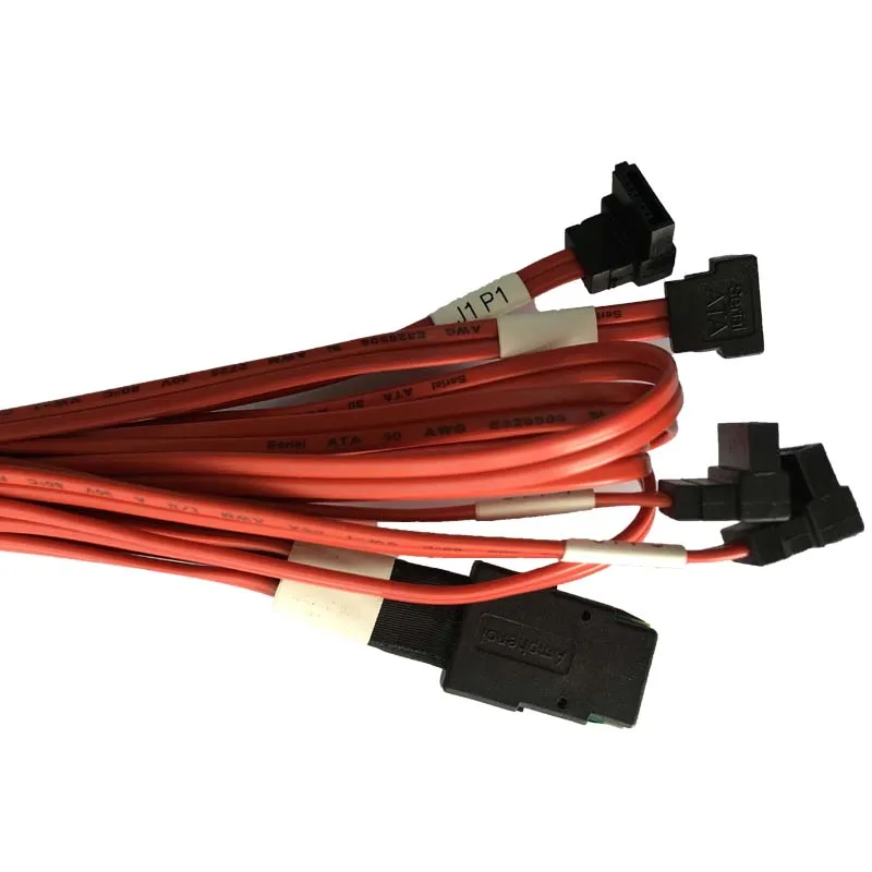 Amphenol 6GB SAS cable Mini (SFF 8087) 4 SATA кабель длиной 85 см|Приборы для измерения уровня| |