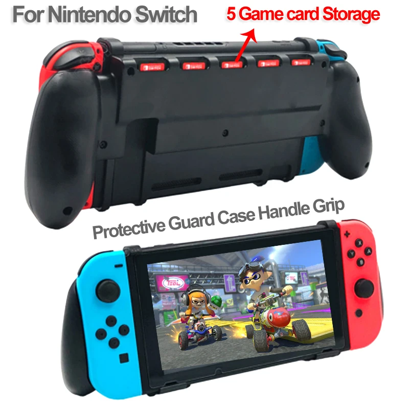 grip case 5storage 10в1 ударопрочный чехол для игровых карт для Nintendo Switch Lite жесткий ящик для хранения Nitendo Switch N3DS аксессуары для игр дропшиппинг - Цвет: grip case 5storage