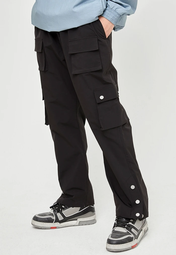 

27-46 2022 NEW Men's Clothing Original Multi Pocket Functional Nylon Buckle Tooling Loose Casual Pants Plus Size Costumes