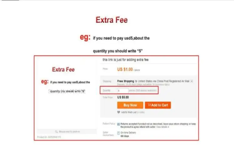 

this link is just for adding extra shipping fee