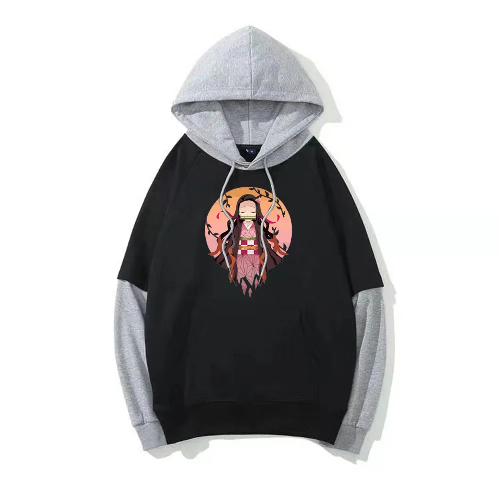 

Demon Slayer Kamado Nezuko Anime Prin Hoodies Loose Popular Unisex Hoodies
