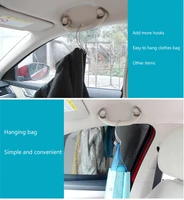 car hidden multi function car seat back storage hook car interior fixer bag wallet cloth grocery store storage automatic fastene