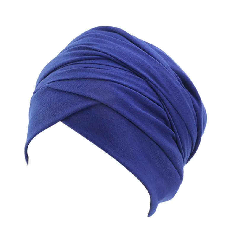 

Muslim headdress turban cap for women solid cotton inner hijabs bonnet cap