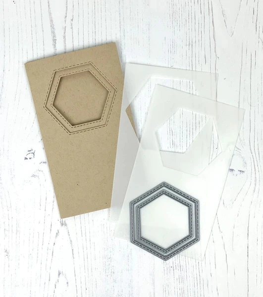 

Hexagonal Metal Cutting Dies And Stamp Stencil For Scrapbooking DIY Decoration Paper Card Photo Album Embossing Craft Knife Mold