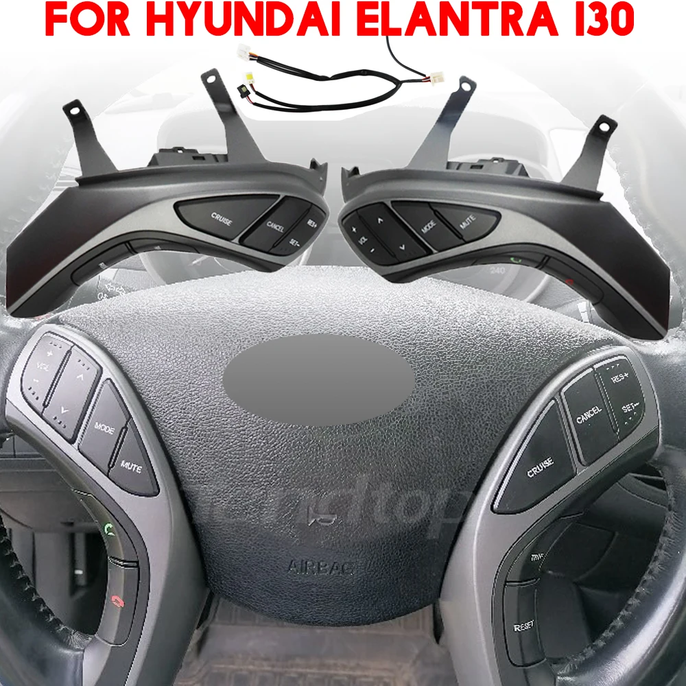 

For Hyundai Elantra 2012 2013 2014 2015 Year I30 Control Volume Channel Phone Cruise Control Music Steering Wheel Buttons Switch