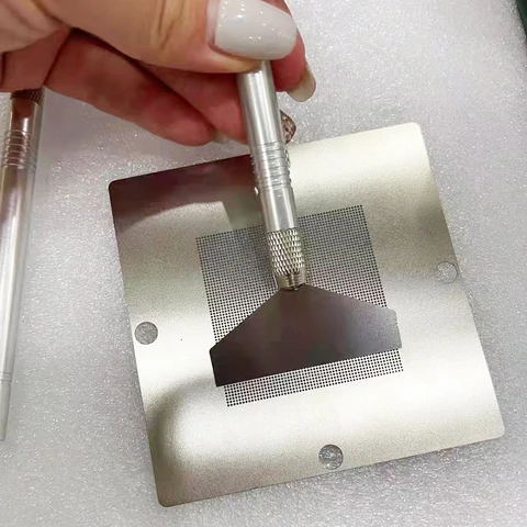 Скребок флюсовая паяльная паста из чистого алюминия, лопатка, лезвие из нержавеющей стали, инструменты для ремонта Ccraper BGA