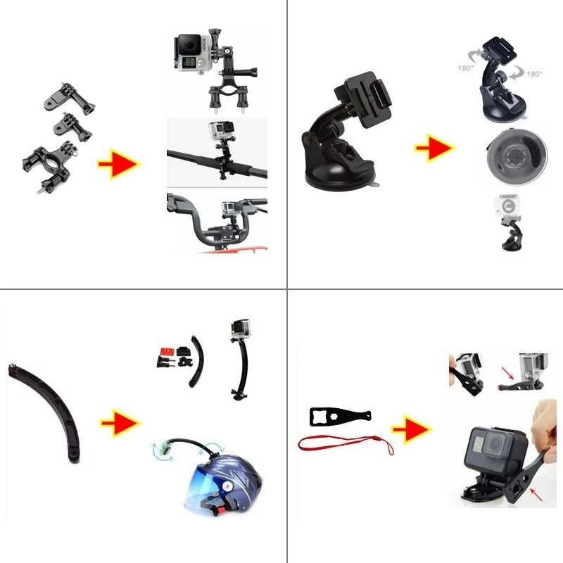

PULUZ PKT39 50-In-1 Comprehensive Photographic Combo Set With EVA Case Suitable for GoPro