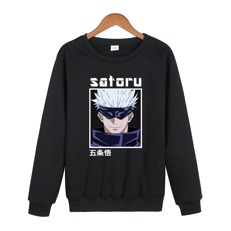 

Jujutsu Kaisen Sweatshirts Anime Gojou Satoru Men Women Streetwear Oversized Casual Pullovers 2021 Hot Popular