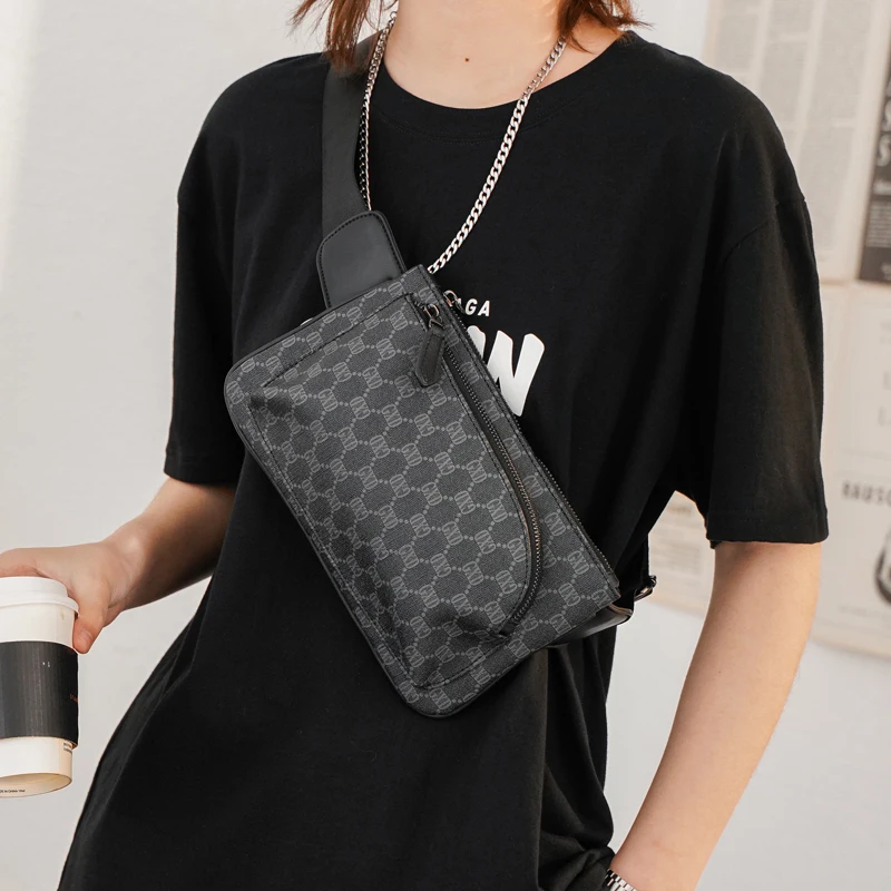 

Tidog New small bag casual sports fashion casual trend men's chest bag