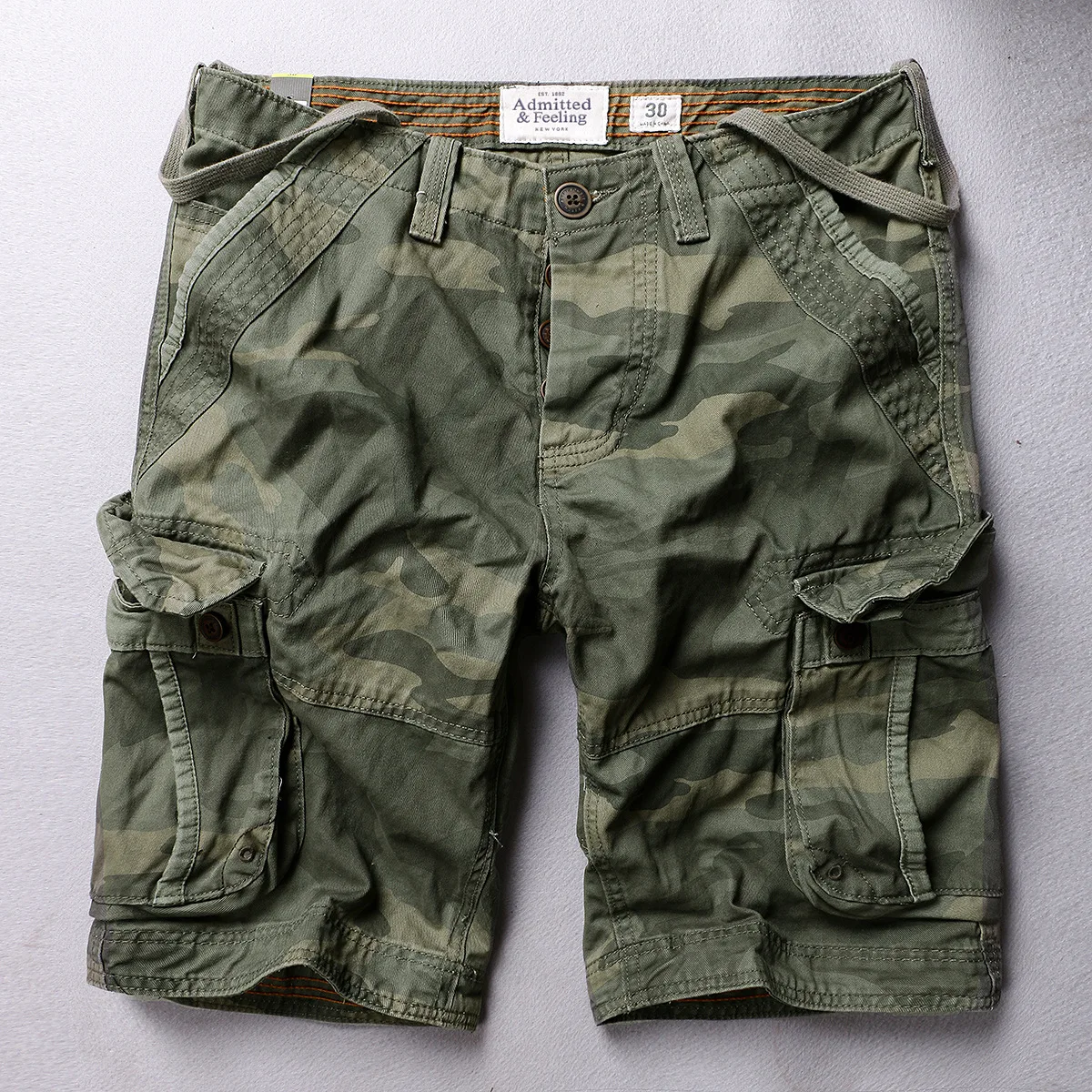 

Camouflage Camo Cargo Shorts Men 2020 New Mens Casual Shorts Male New Loose Work Shorts Man Military Short Pants Plus Size 29-38