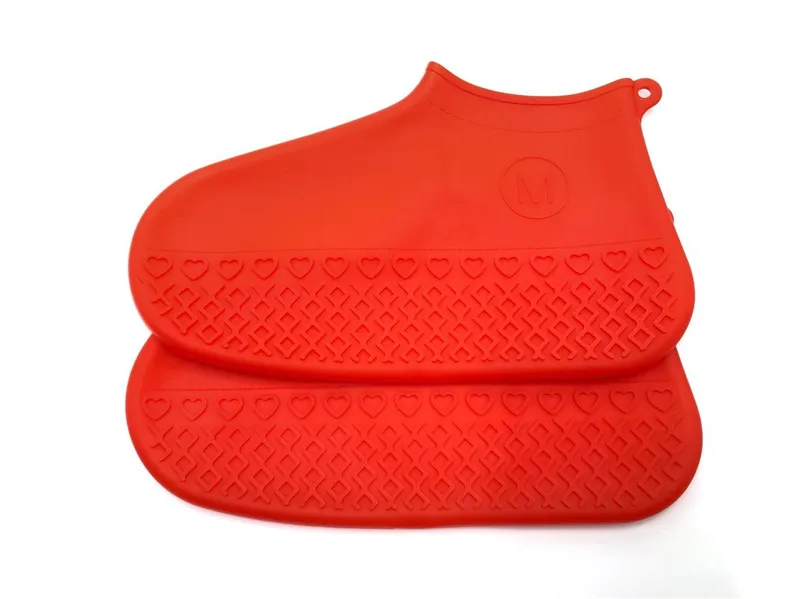 Складной чехол для дождевой обуви водонепроницаемая резиновая