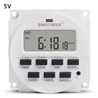 Цифровой таймер с функцией программирования на 7 дней, 5 В, 12 В, 24 В, 110 В, 220 В