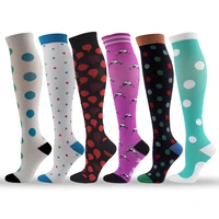 compression socks 6 pairs per set female sports sock women men sock