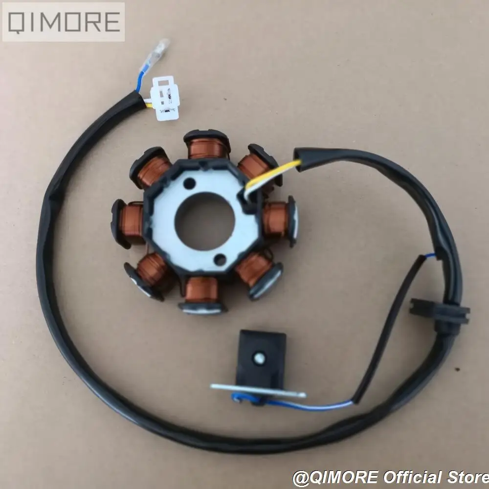 Скутер мопед ATV Go Kart 139QMB GY6 50 60 80 cc 8 полюс 3 провода DC сгорел статор Магнето