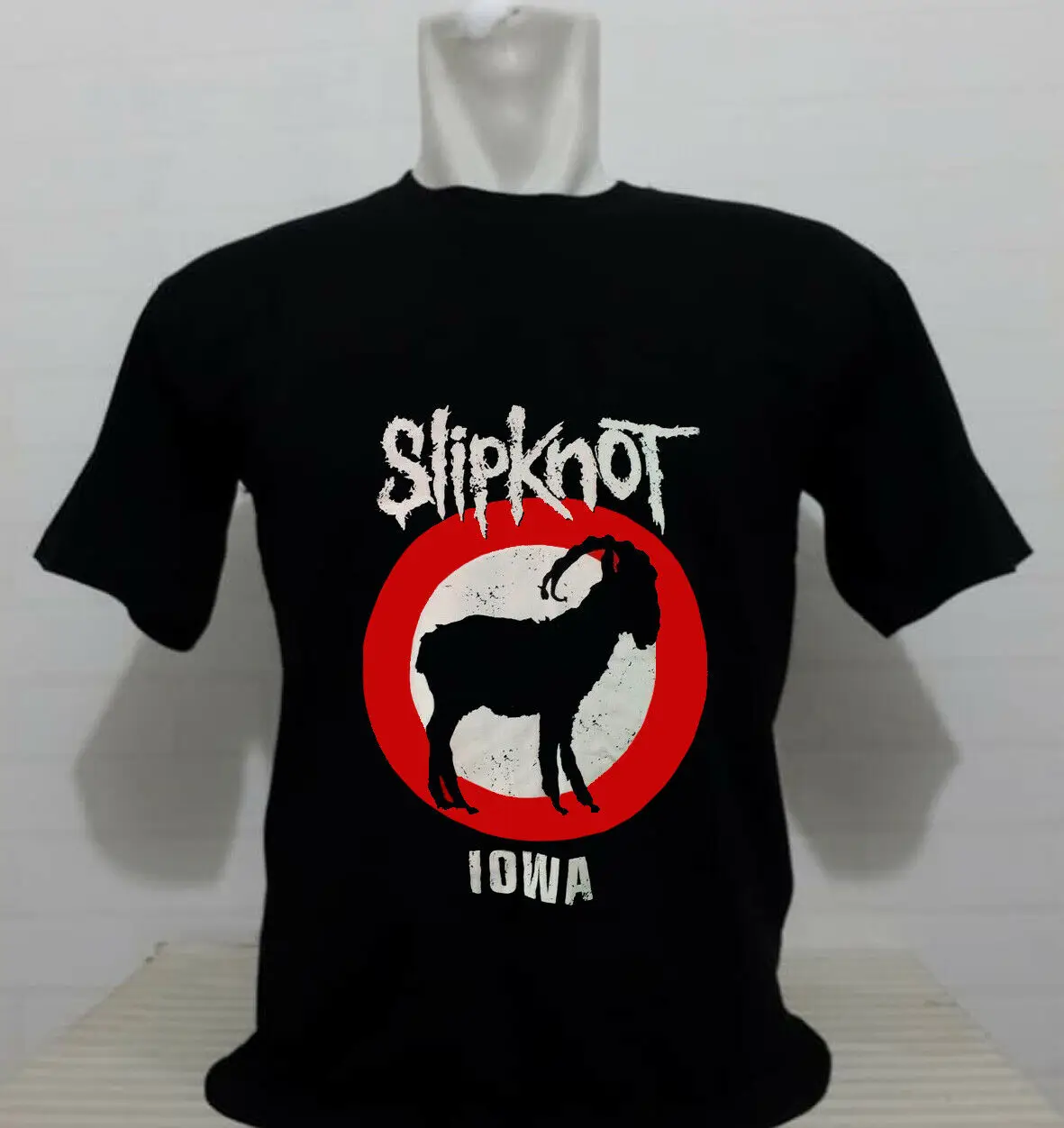 Новый SLIPKNOT Айова футболка с изображением козы группа Северная американский