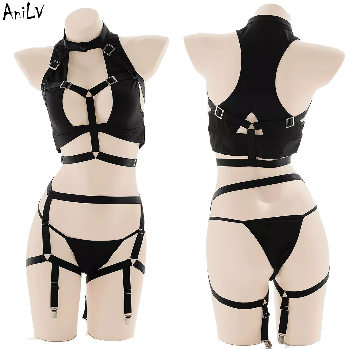 Женская зимняя Пижама с капюшоном и открытой спиной |