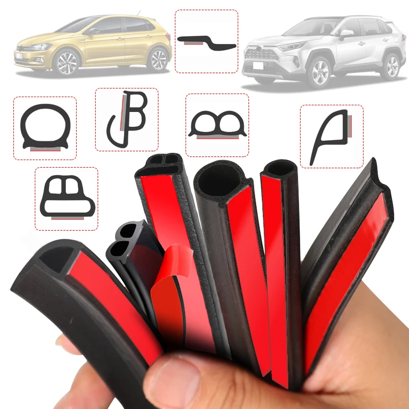 Автомобильная уплотнительная лента для дверей 2 м защита от столкновений B P Z D