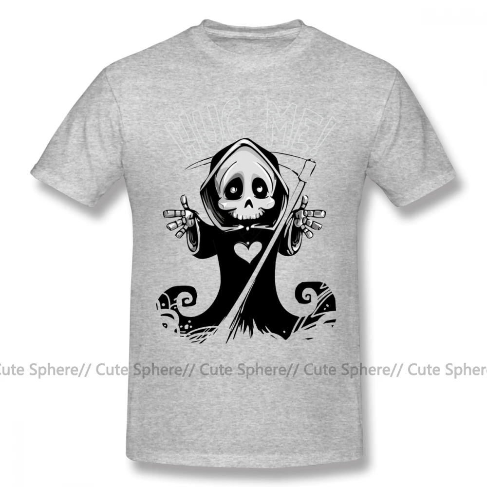 Жнец футболка с принтом Hug Me Футболка негабаритных короткий рукав 100 процентного