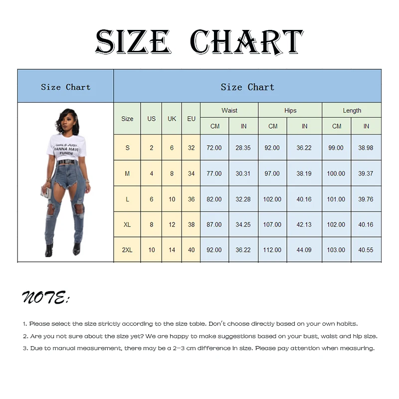 

Jean Trousers For Women Sexy Ripped Jeans Indie Clothes Fashion Ripped Long And Short Stitching Denim Pant Lady Grunge Aesthetic
