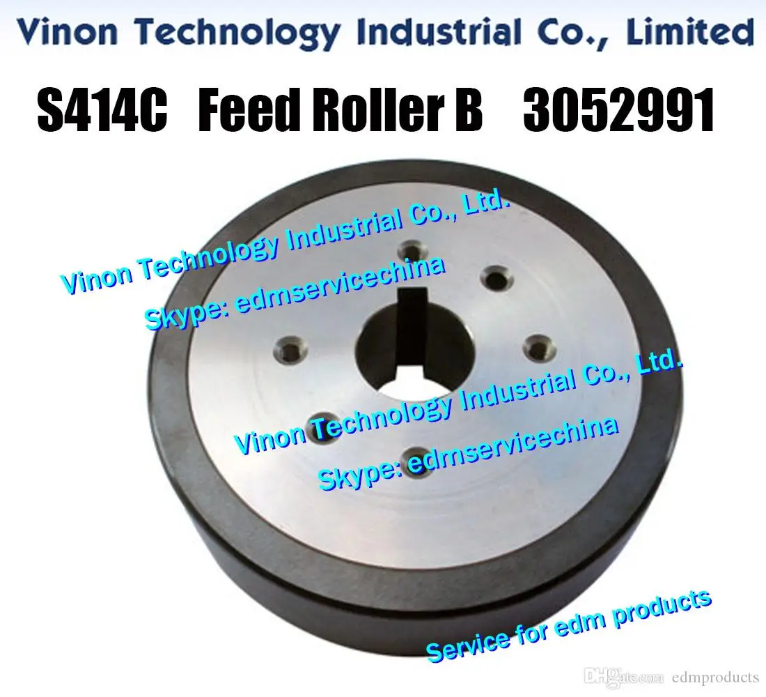 

3052991 Ceramic Feed Roller B (Black) S414C 70x15x20tmm Feed section for 3052771 Sodic k A500W.A320D.A530D wire-cut edm machine