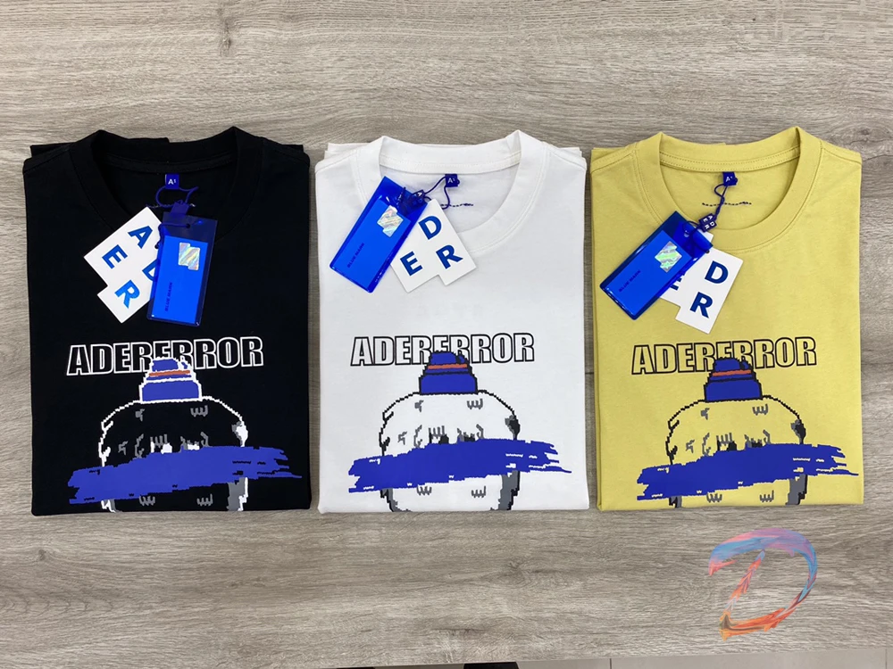 

Summer ADER ERROR Snow Monster T-shirt Men Women High Quality Round Neck Short Sleeve T-shirt Aedrerror Fashion Casual T Shirts