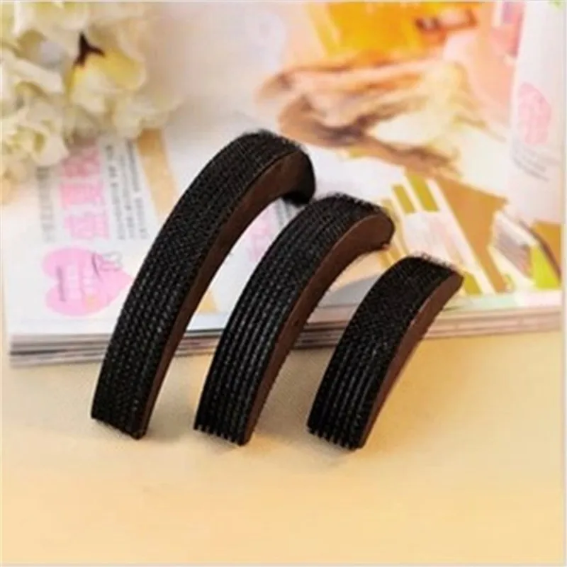 

3Pcs/set Hair Pads Hair Volume Increase Puff Hair Bun Maker Donut Magic Foam Sponge Bump Up Insert Base Hair Styling Accessories