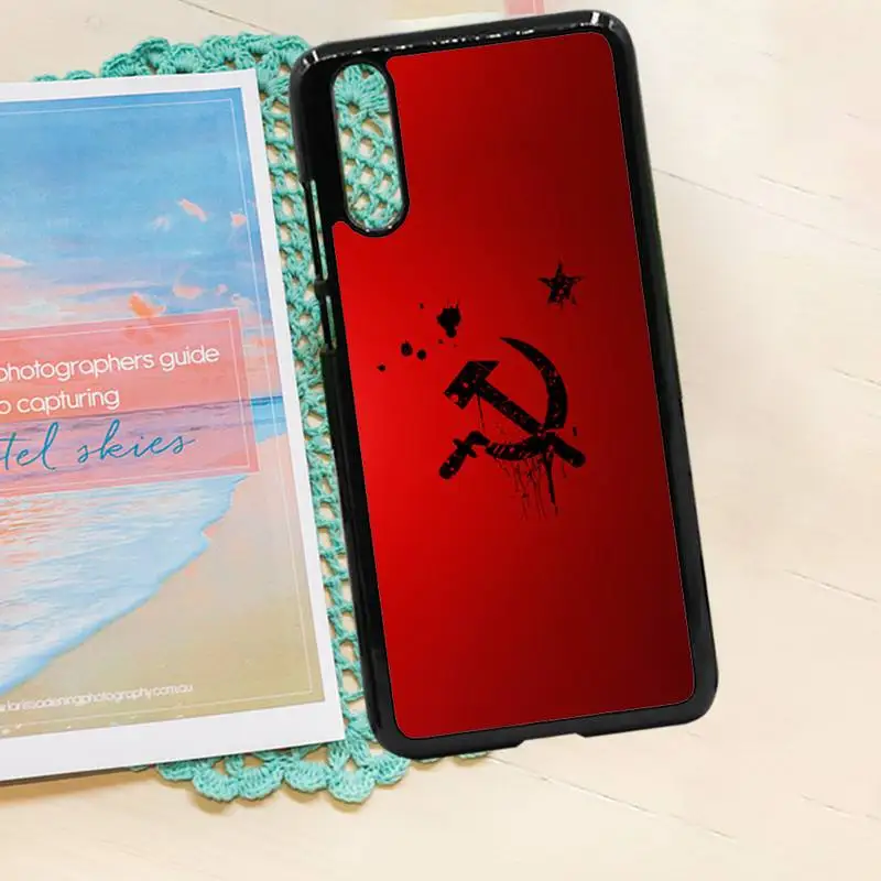 

Soviet Union USSR Flag Phone Case PC for iPhone 11 12 pro XS MAX 8 7 6 6S Plus X 5S SE 2020 XR