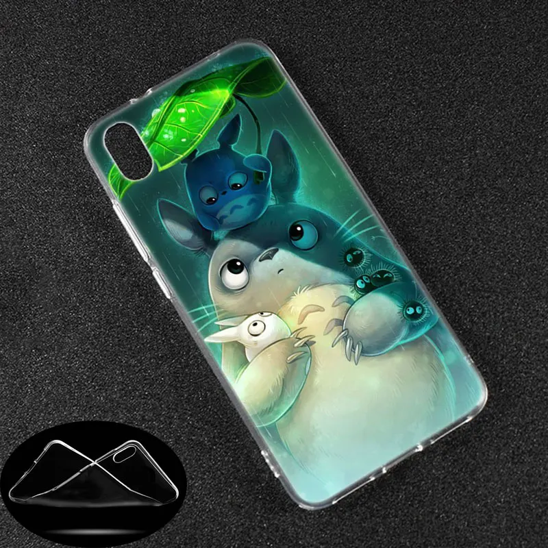 Мягкий чехол с рисунком аниме персонажа из фильма Унесенные призраками Тоторо