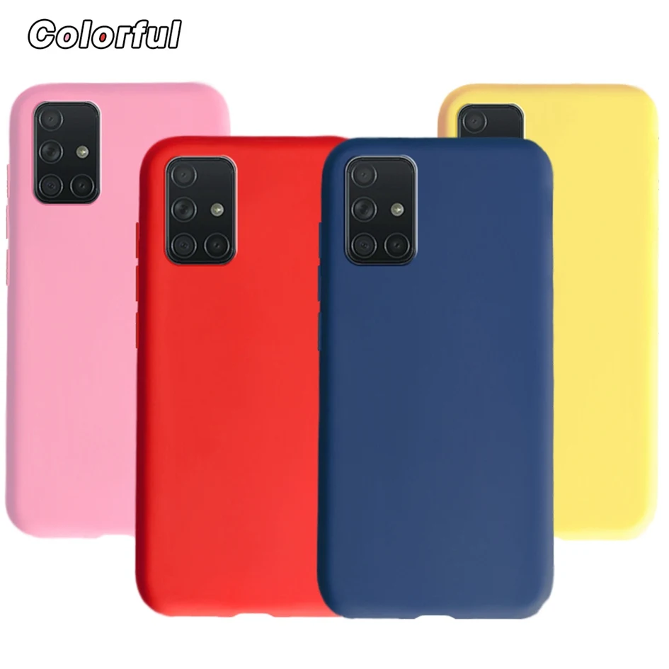 Силиконовый чехол для Samsung Galaxy A51 мягкий телефона A91 A81 A71 A11 A01 A70 A50 A60 A40 A30 A20 e