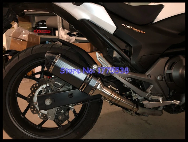 Выхлопной глушитель для мотоцикла Honda NC700 NC700X NC700S NC750 NC750X NC750S | Автомобили и