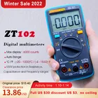 OUTEST ZT102 цифровой мультиметр, истинный RMS переменныйпостоянный ток напряжение температура Ом Частота Диод Сопротивление Емкость Multimetro