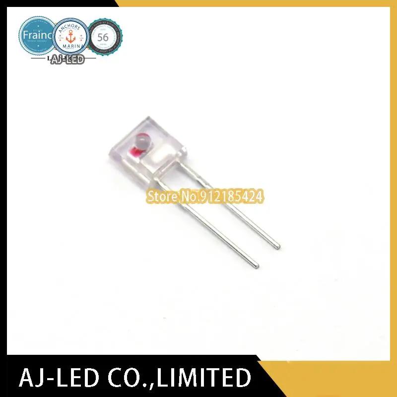 

100pcs/lot IR928-6C-F square side photoelectric crystal infrared emitting light emitting diode 940nm billion light