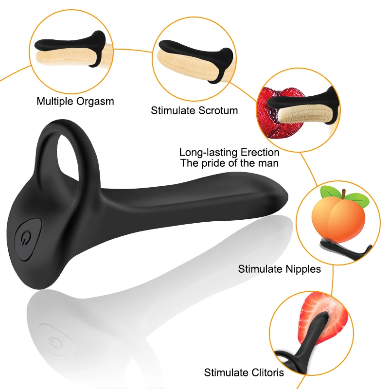 20 Режимы вибрации Эрекционные кольца для задержки семяизвержения член пенис