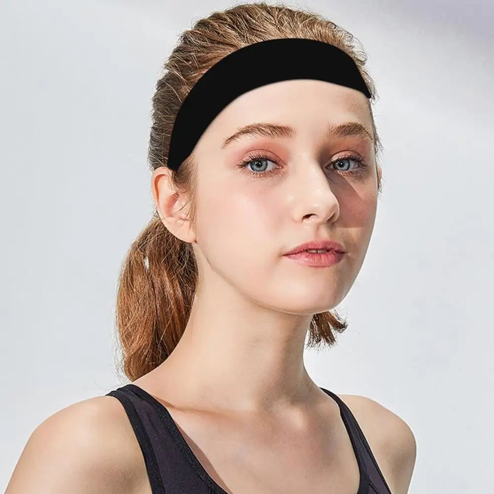 

Hair Band Lovely Elastic Wide Sun-proof Girl Athletic Headband for Exercise