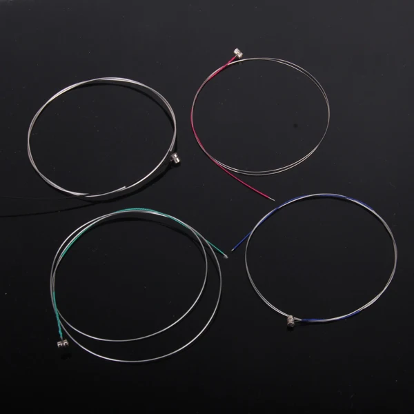 

4pc Steel Core Ball End G D A E Violin Strings for 3/4 4/4 Violin Instrument