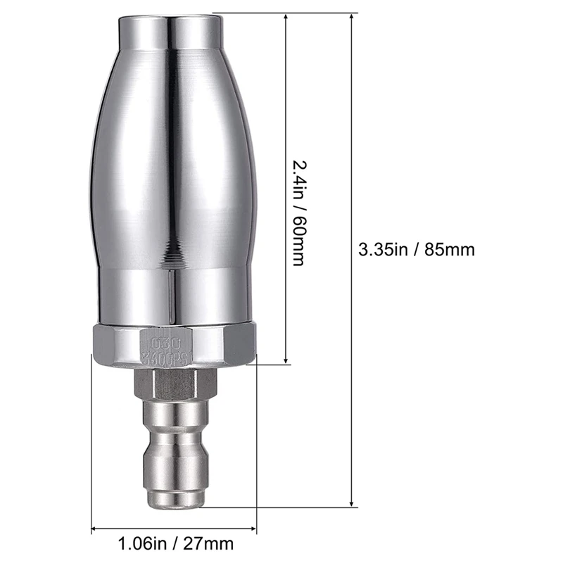 Турбо-Форсунка для мойки высокого давления вращающаяся распылительная форсунка