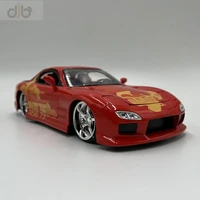 jada 124 diecast car model toy mazda rx 7 miniature vehicle replica for collection