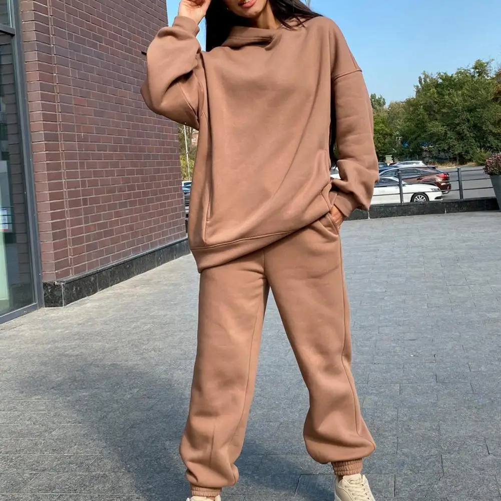 

2 Pieces Set Sweatshirts Pullover Hoodies and Pants Suit Women Outfit Two Piece Sweatshirt Sweatpants Set Streetwear Tracksuits