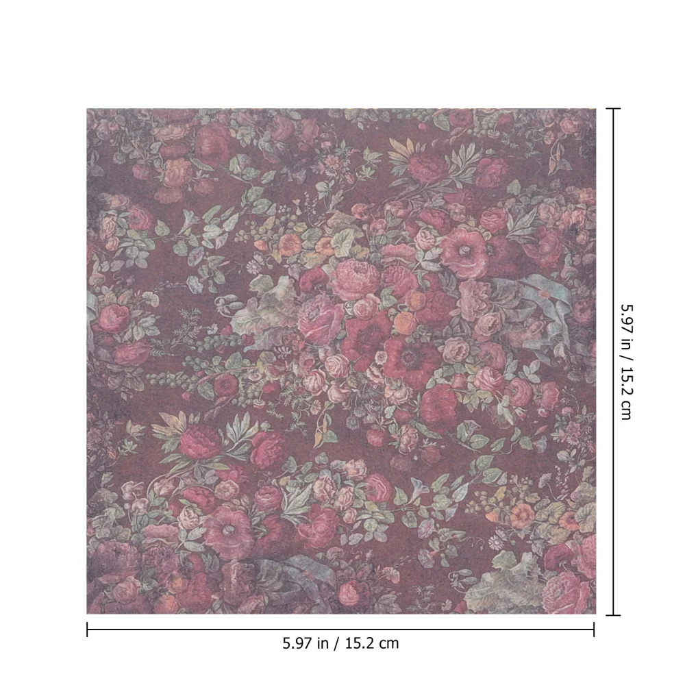 

24pcs 6 inch Scrapbook Paper Pads One Side Printed Cardstock for Cardmaking