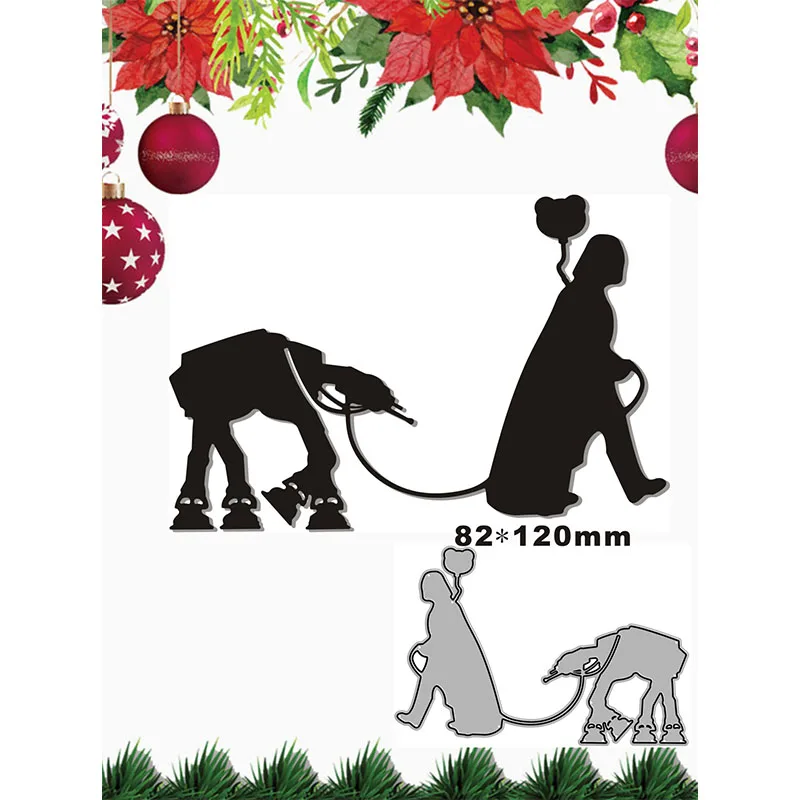 Новинка 2021 металлические Вырубные штампы в виде животных для скрапбукинга