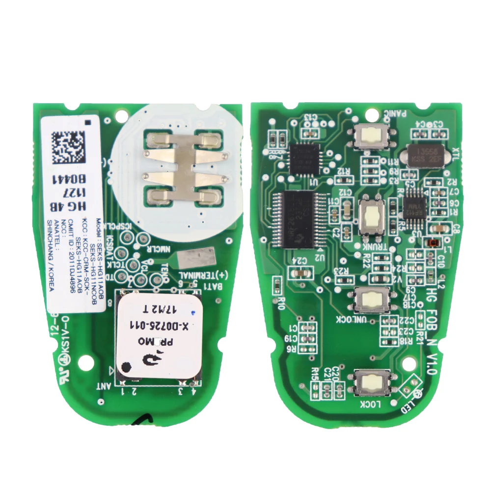 YIQIXIN 4 Button Original Remote Car Key 433MHz For Hyundai Azera 2015 2016 2017 2018 8A Chip Keyless Go DD4F0B1406-HG Smart Fob